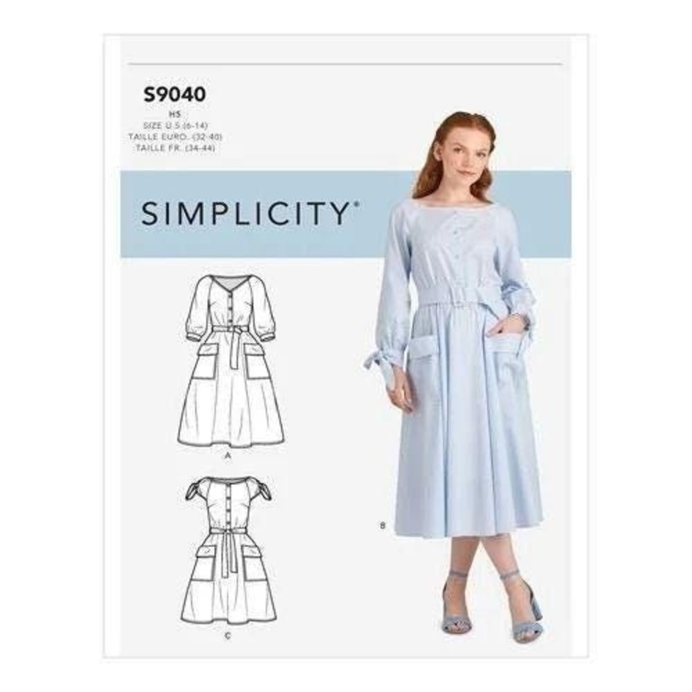 Simplicity‎ Sewing Pattern 9040 10420 Misses Dress Size 14-22